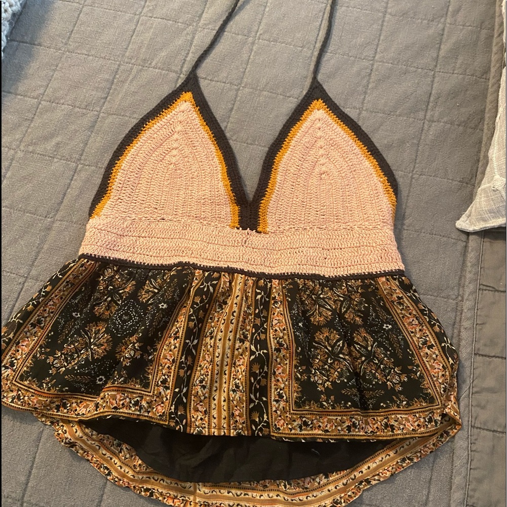 Sweet,  boho , baby doll halter ❤️